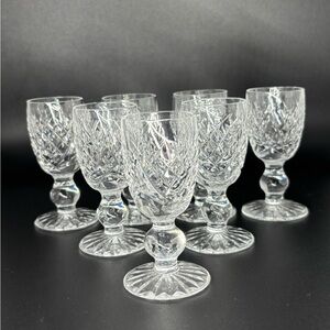 Vintage Waterford Donegal Tiny Liqueur/Cordial Glasses